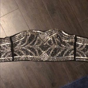 Kimchi Blue beaded corset/crop